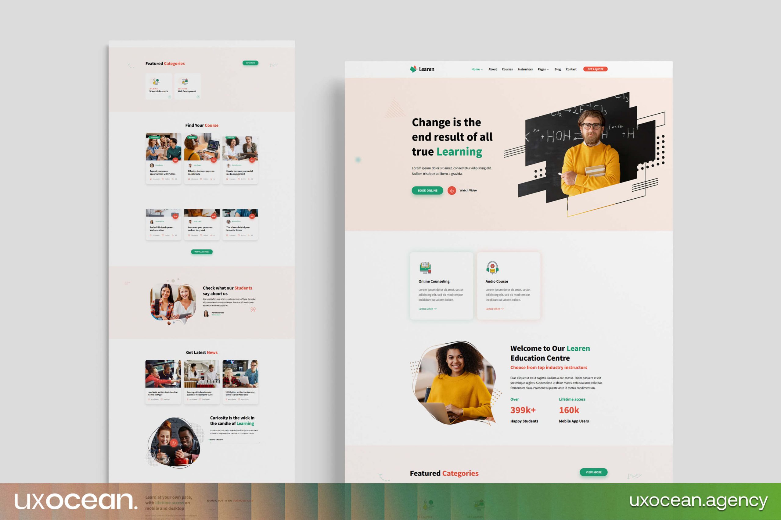 Learen – Education Platform Website